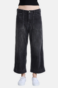 Denimist Georgia Work Pant, Washed Black/Cord, Jeans