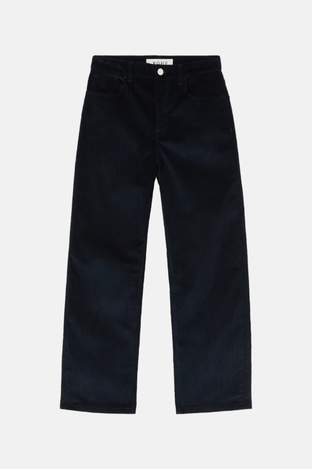 R贸he Bruun - Signature Cuorduroy, Night, Baggy Hose