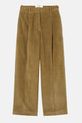 R贸he Ted Low Waist Corduroy, Beige, Hose